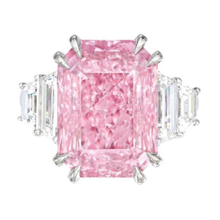 Exquisite Pink Diamond Ring