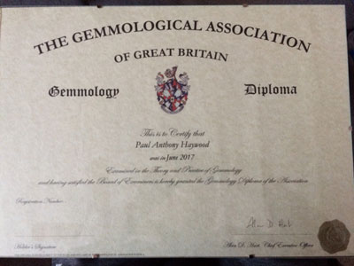 My Gem-A Gemmology Diploma